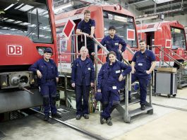 Gruppe Elektriker (Foto Quelle: DB)