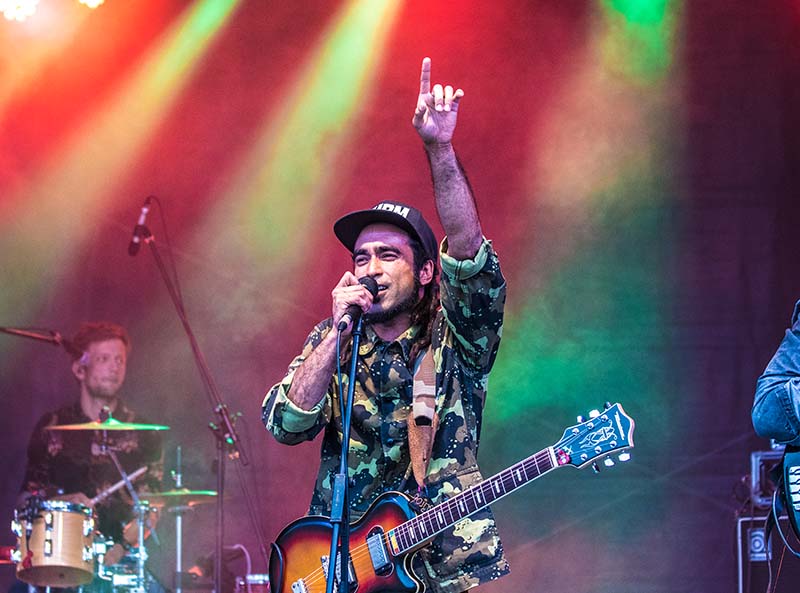 Marley's Ghost beim Neuleininger Burgsommer 2018 (Foto: Helmut Dell)