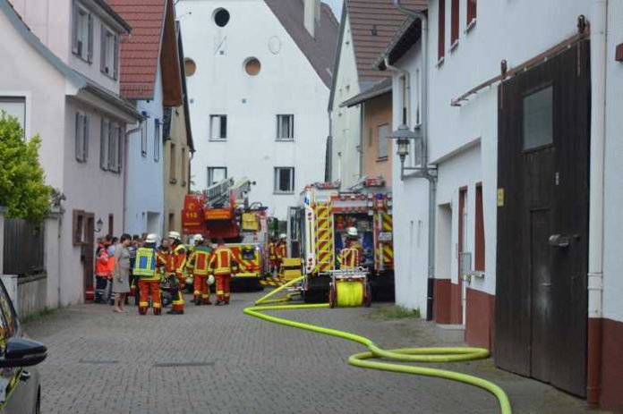 Einsatz der Feuerwehr Bruchsal