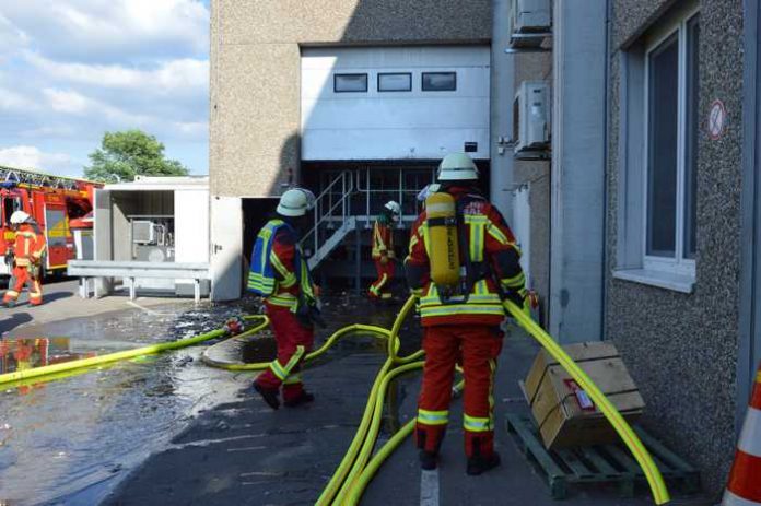 Einsatz der Feuerwehr Bruchsal