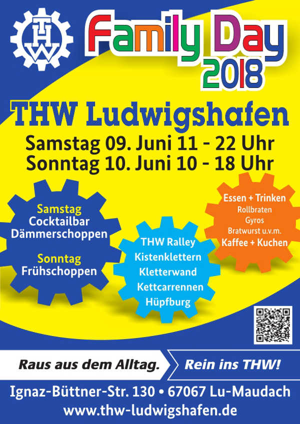 Family Day des THW Ludwigshafen Veranstaltungshinweis