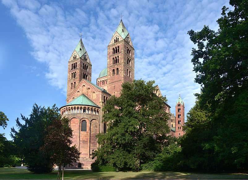 Dom zu Speyer; Ansicht auf den Nordsostteil (Foto: Klaus Landry © Domkapitel Speyer)