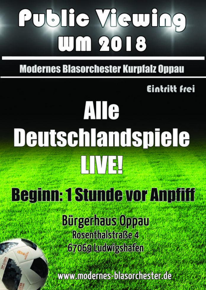 Public Viewing mit dem MBO - Alle Spiele der deutschen Mannschaft