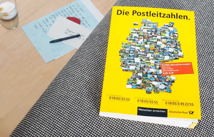 Heute sind in Deutschland 28.278 verschiedene Postleitzahlen vergeben, davon 8.181 für Orte, 16.173 für Postfächer, 3.095 für Großkunden und 865 sog. Heute sind in Deutschland 28.278 verschiedene Postleitzahlen vergeben, davon 8.181 für Orte, 16.173 für Postfächer, 3.095 für Großkunden und 865 sog.