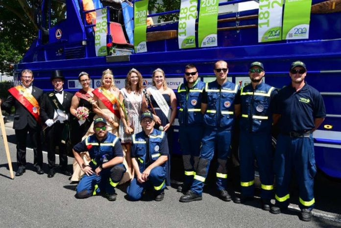 Gruppenbild beim Rheinland-Pfalz-Tag 2018 (Foto: Kreisverwaltung Germersheim)