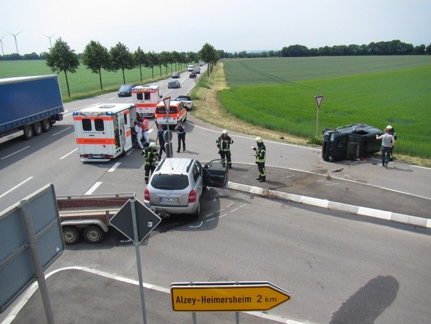 Übersichtsaufnahme Unfallstelle