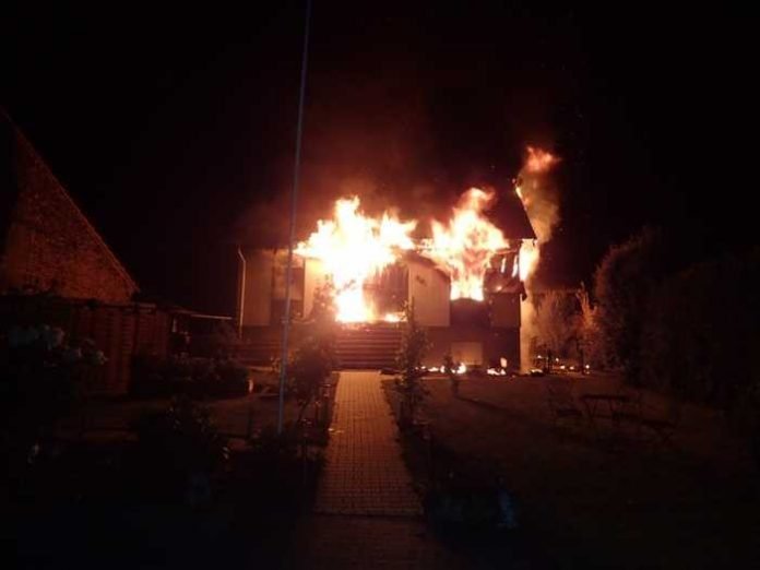 Vollbrand in Hackenheim Vollbrand in Hackenheim