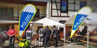 Bikerfrühstück beim Gaesselocher-Rädche-Team mit der Polizei Kirn