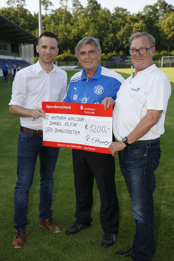 v.l.: Rouven Ettner, Willi Kempf, Dietmar Pfähle (Foto: bfv)