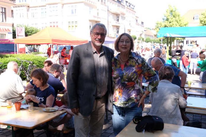 Andrea Manz mit Arne Krohn