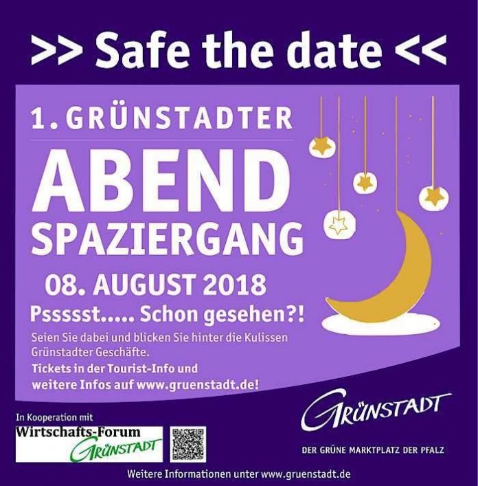 Grünstadter Abendspaziergang Veranstaltungshinweis