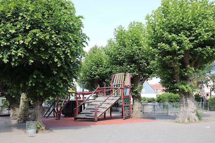 Auch ansprechende, zum Spielen einladende Schulhöfe, wie hier an der Kirchbergschule in Bensheim, gehören zu einer optimalen schulischen Ganztagsbetreuung. (Foto: Kreis Bergstraße)