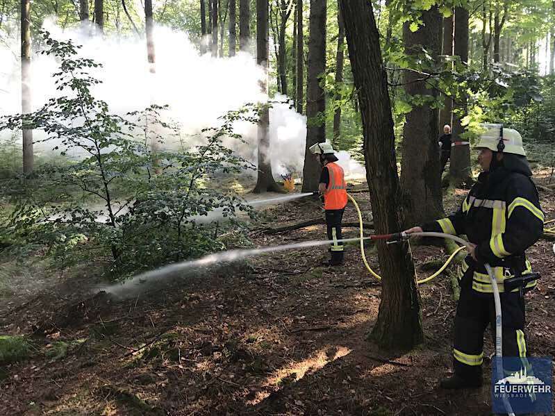 Übung der Feuerwehr Wiesbaden (Foto: Feuerwehr Wiesbaden)