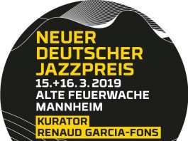 Logo "Neuer Deutscher Jazzpreis Mannheim 2019" (Quelle: IG Jazz)