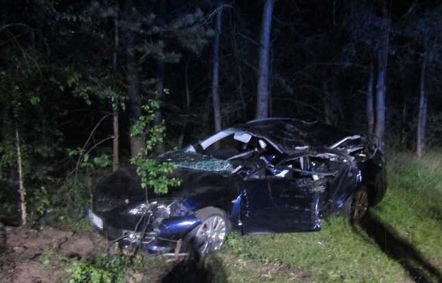 Im Kurvenbereich der Überleitung zur Autobahn 6 verlor der 51-Jährige die Kontrolle über sein Fahrzeug Im Kurvenbereich der Überleitung zur Autobahn 6 verlor der 51-Jährige die Kontrolle über sein Fahrzeug