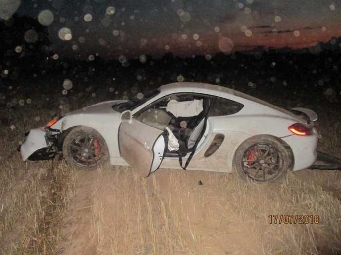 Unfallbeteiligter Porsche