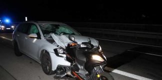 Tödlicher Verkehrsunfall A6 vor Rheinbrücke Mannheim