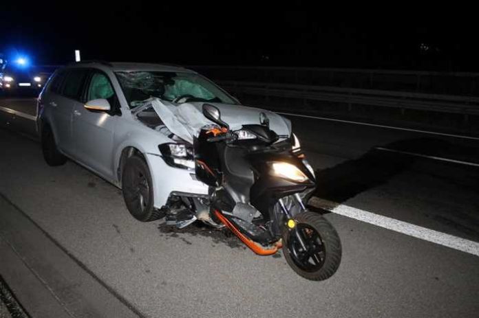 Tödlicher Verkehrsunfall A6 vor Rheinbrücke Mannheim