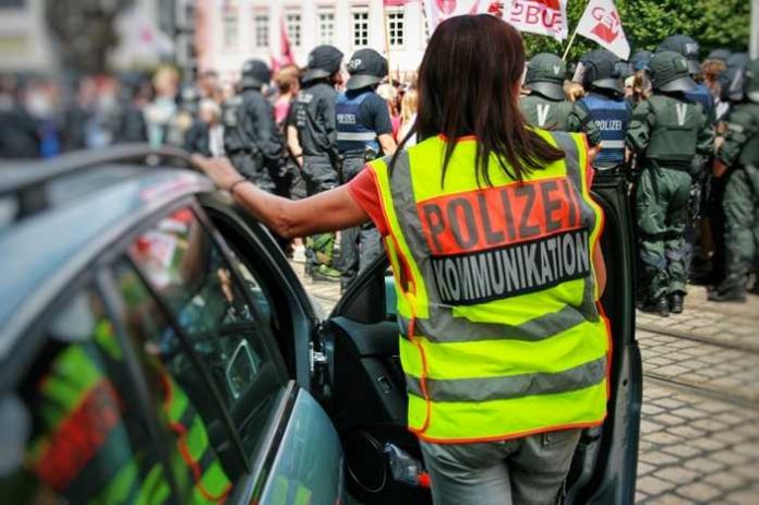 Übung Polizei Mainz 