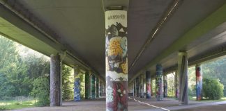 Graffiti-Galerie im Grüngürtel (Foto: Stefan Cop)