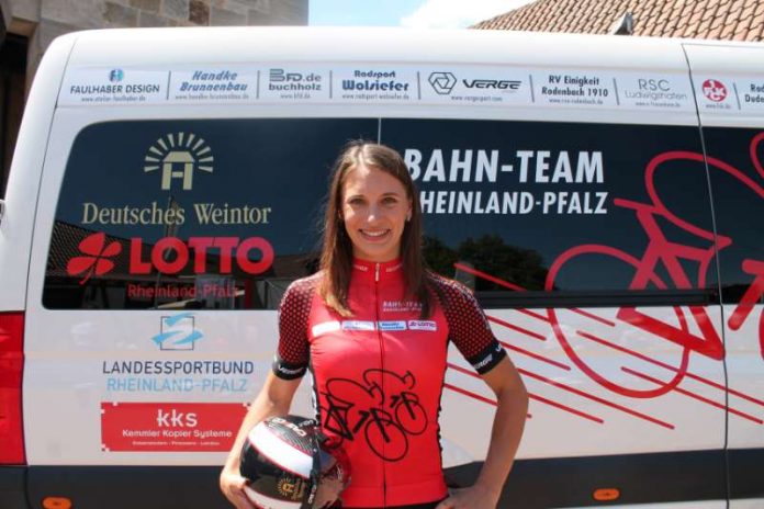 Miriam Welte aus Otterbach bei Kaiserslautern möchte bei der Bahnrad-EM in Glasgow ihren Titel verteidigen (Foto: Michael Sonnick)