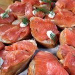 Lachsbrötchen