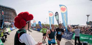 2019 mit der Deutschen Halbmarathon-Meisterschaft (Foto: Baschi Bender)