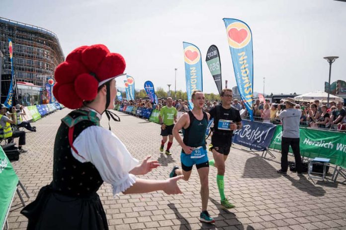 2019 mit der Deutschen Halbmarathon-Meisterschaft (Foto: Baschi Bender)