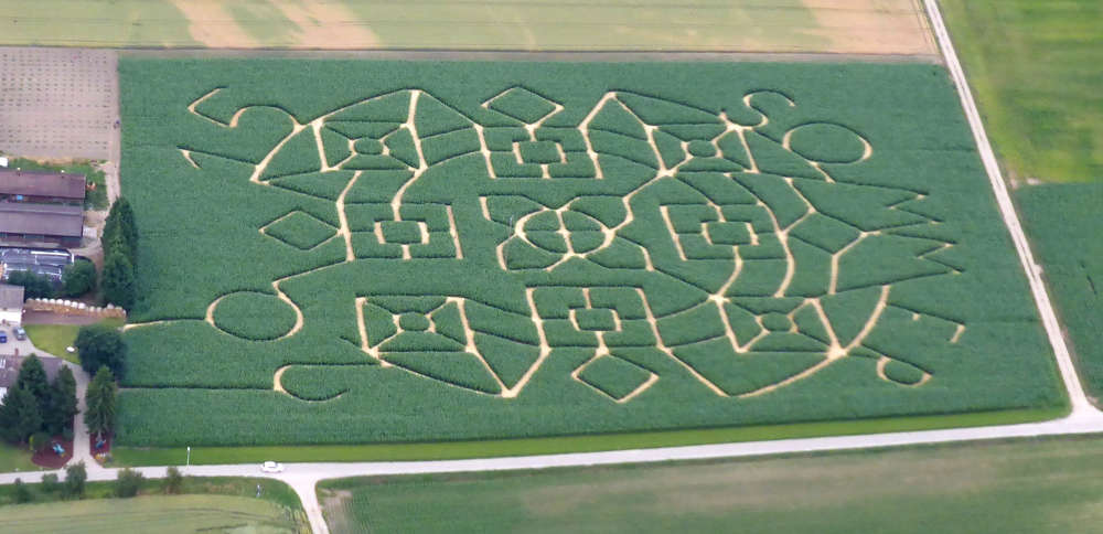 Maislabyrinth in Hockenheim (Foto: Betreiber)