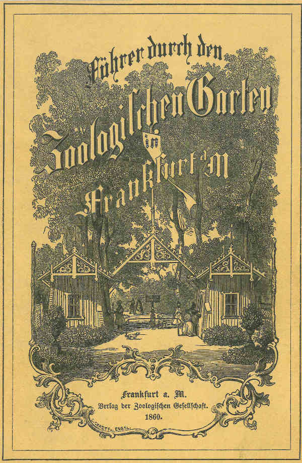 Titelblatt Zooführer 1860 (Quelle: Zoo Frankfurt)