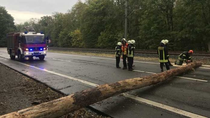 Feuerwehr Darmstadt im Unwettereinsatz