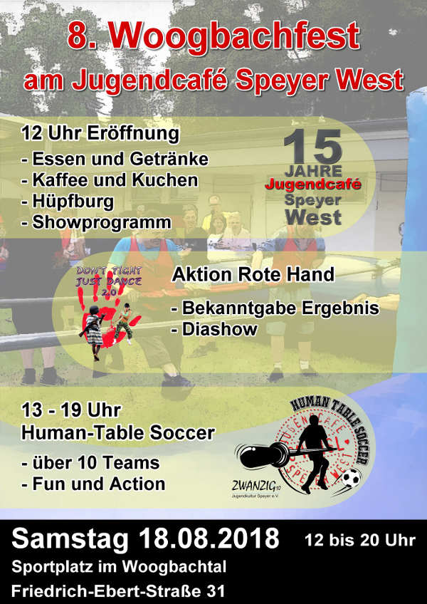 8. Woogbachfest Veranstaltungshinweis