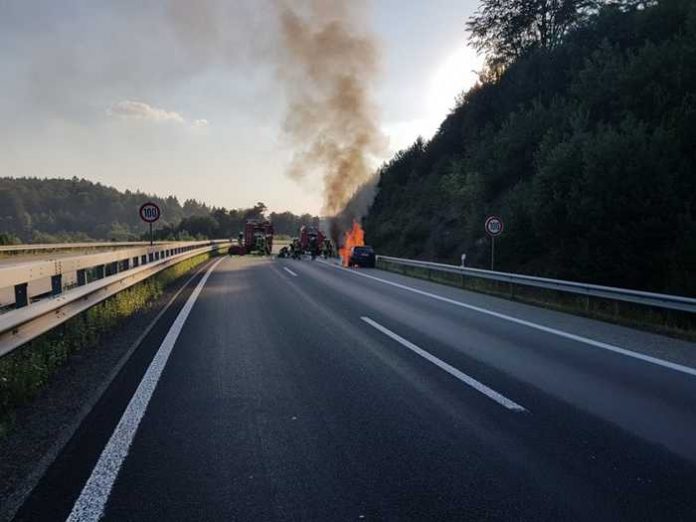 Pkw-Brand A63 Pkw-Brand A63