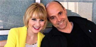 Bernd Lang (rechts) mit der sterbenskranken Amanda, der er mit seiner Stammzellenspende zu einem neuen Leben verholfen hat. (Foto: Bernd Lang)