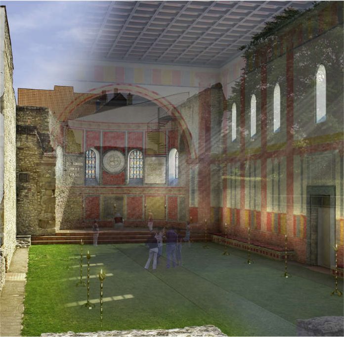 Aula Regia, Ingelheim (Foto: Kaiserpfalz Ingelheim) Aula Regia, Ingelheim (Foto: Kaiserpfalz Ingelheim)