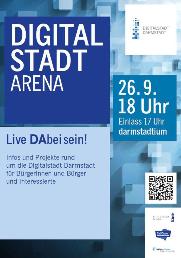 DigitalstadtARENA1 Veranstaltungshinweis (Quelle: Digitalstadt Darmstadt GmbH)