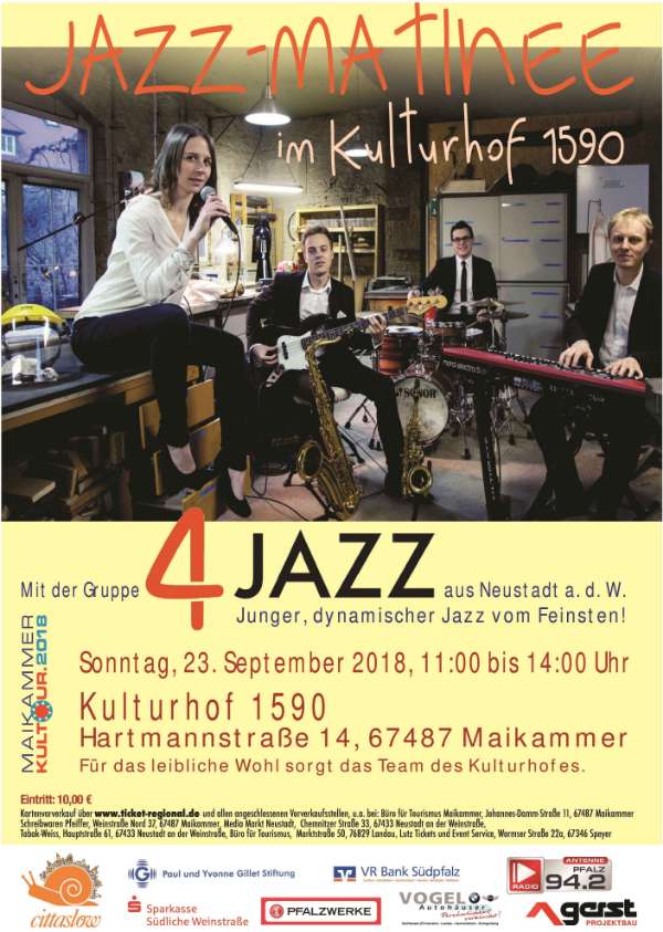 Jazz-Matinee Veranstaltungshinweis