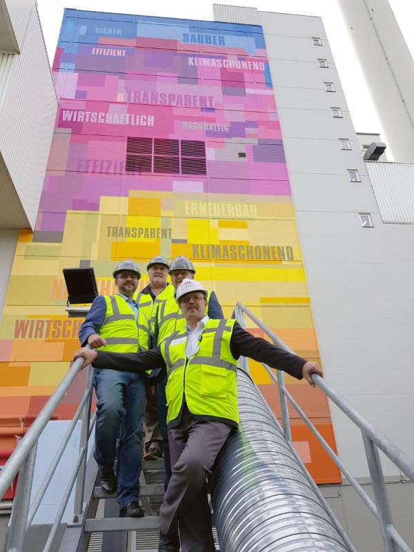 Antrittsbesuch im Gemeinschafts-Müllheizkraftwerk Ludwigshafen (Foto: GML)