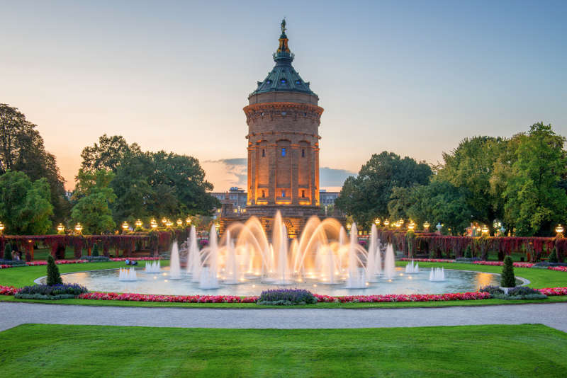 Mannheimer Wasserturm (Foto: MVV-Pressebild)