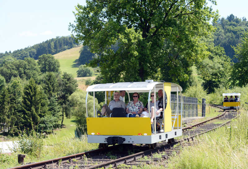 Solardraisine (Foto: Überwaldbahn)