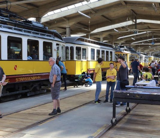 Historisches Straßenbahn-Depot (Foto: Jürgen Schurr)
