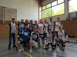 Die Volleyballer des SSC Karlsruhe (Foto: Alexander Burchartz)
