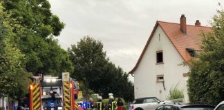 Einsatz der Feuerwehr Weinheim