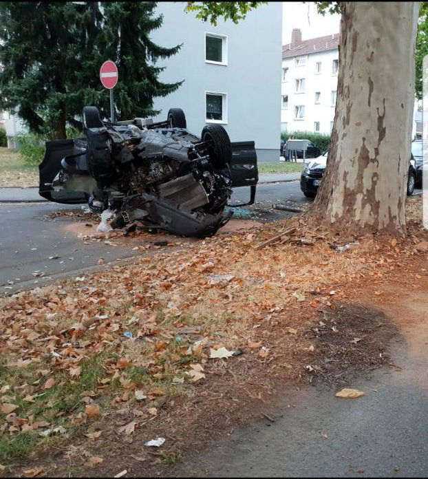 Schwerer Unfall in Frankenthal - Bild: privat