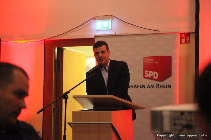 David Guthier - Vorsitzender des SPD Stadtverbandes in Ludwigshafen - Archivbild