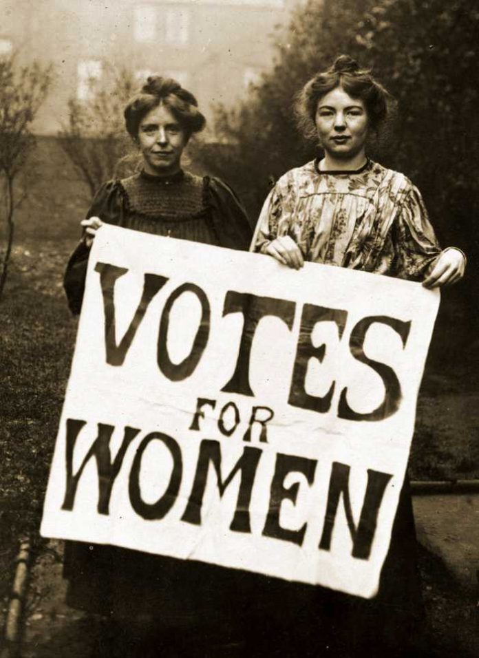 Anne Kenney & Christabel Pankhurst, Women’s Social and Political Union, 1908.