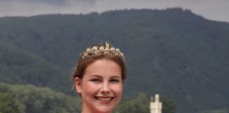 Weinprinzessin Annika Hohmann. Fotorechte: Stadt Bingen