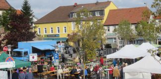 Herbstfest auf dem Wochenmarkt (Foto: Gemeindeverwaltung Haßloch)