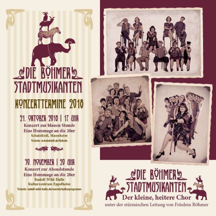 Die Böhmer Stadtmusikanten - Konzerte im Oktober und November 2018