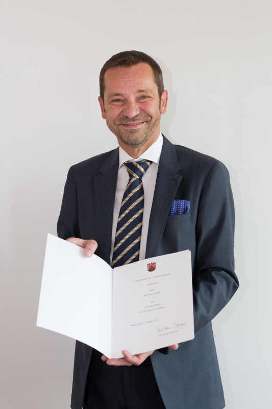 Honorarprofessur Bernhard Schäfer